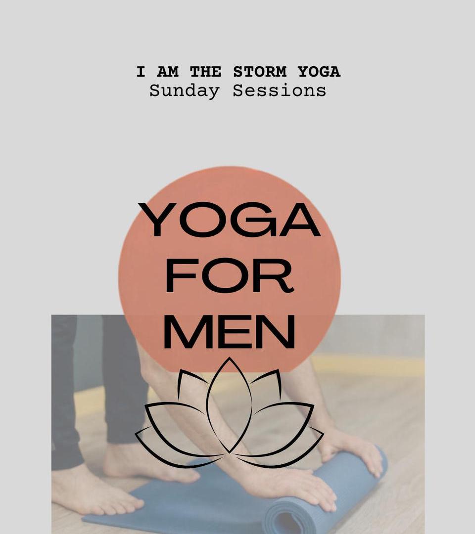 Men’s yoga group